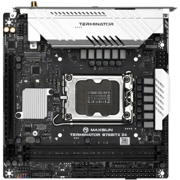 Материнская плата MaxSun Terminator B760ITX D4 WIFI LGA 1700, Intel B760, mini-ITX, Ret